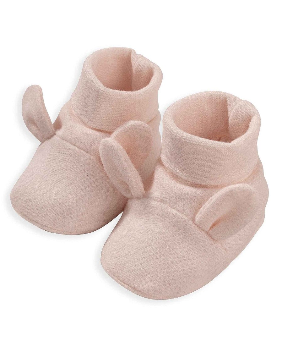 Clothing Mamas and Papas | Pink Booties With Ears