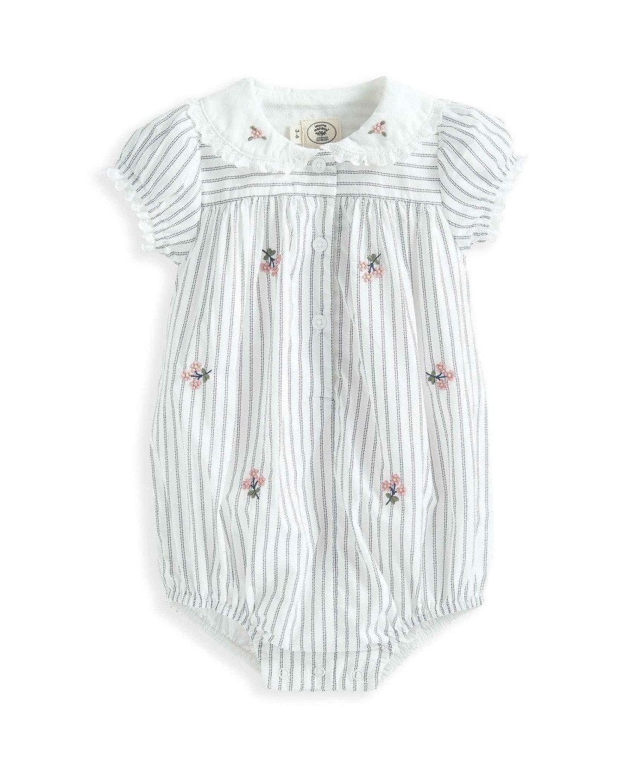 Clothing Mamas and Papas | Laura Ashley Broderie Trim Romper