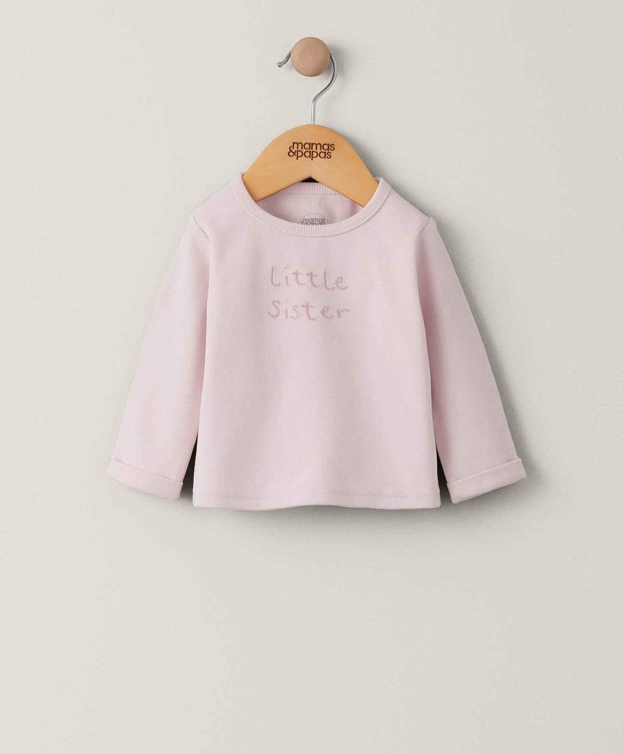 Clothing Mamas and Papas | Little Sister T-Shirt - Pink