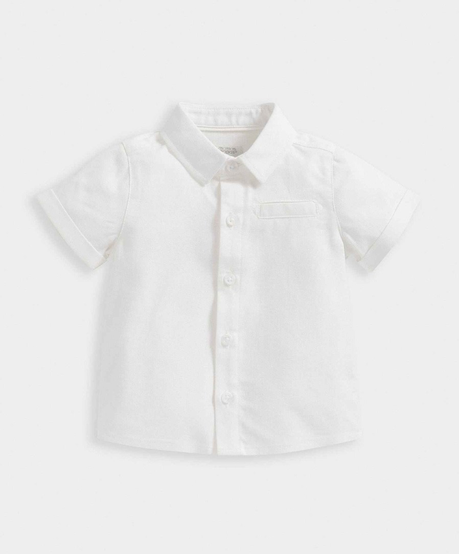 Toys & Gifts Mamas and Papas Christening Gifts | White Short Sleeve Shirt