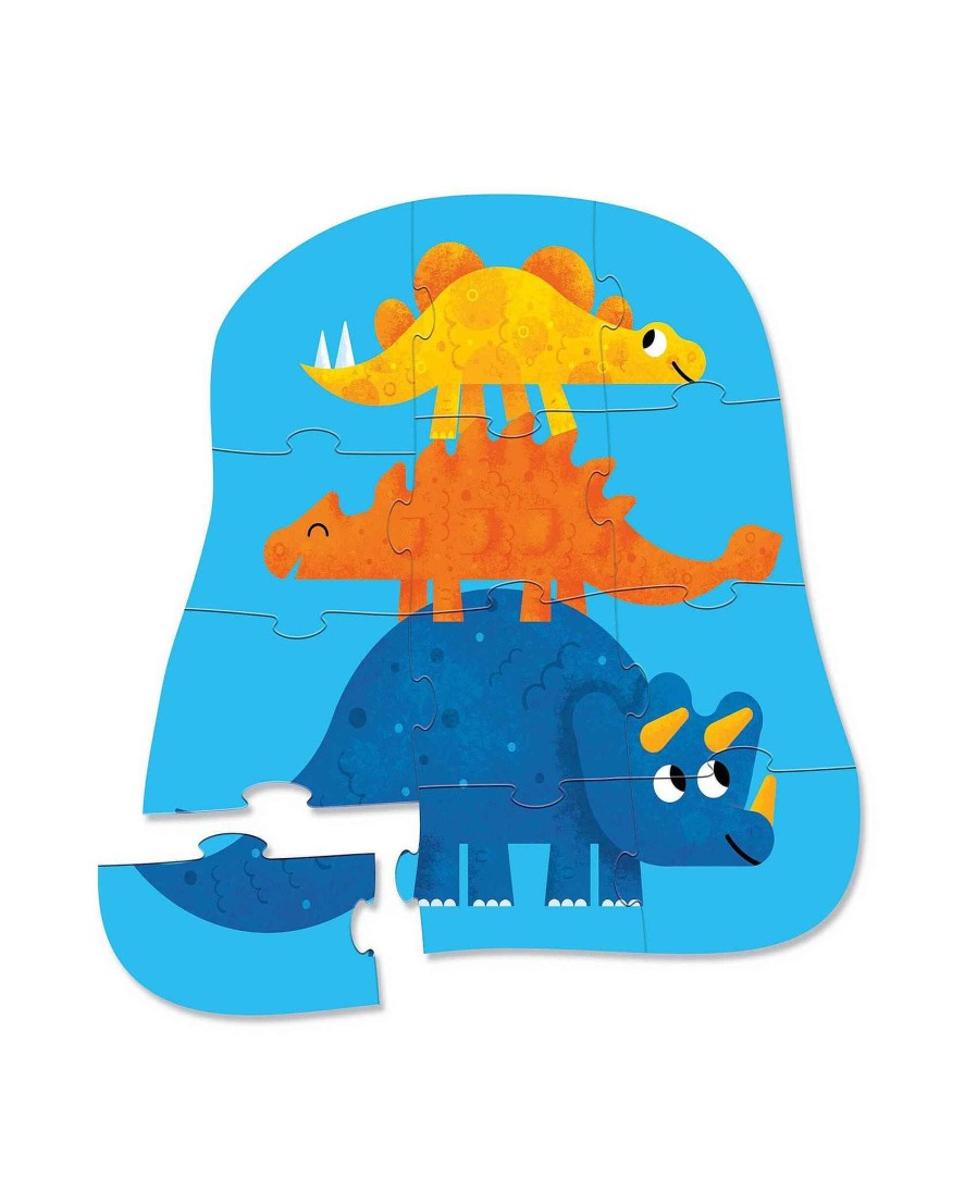 Toys & Gifts Crocodile Creek Mum-To-Be Gifts | Crocodile Creek - Dino Friends 12Pc Mini Puzzle