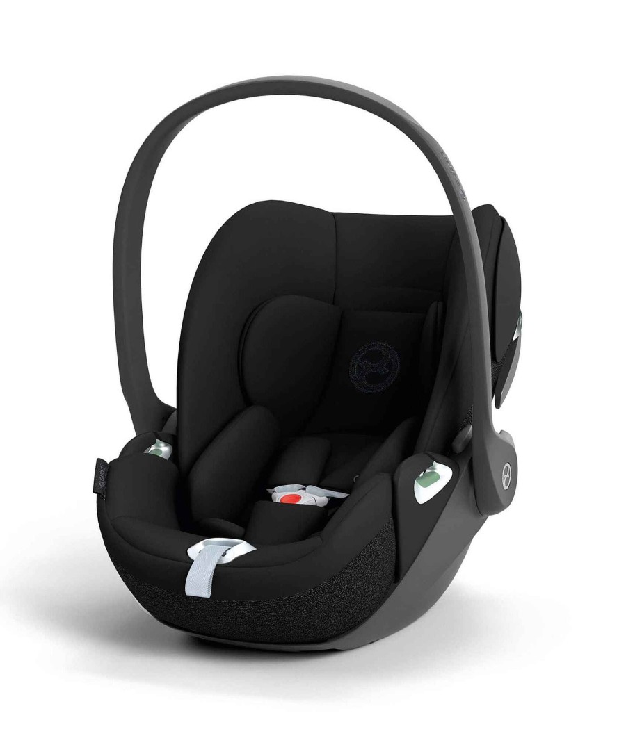 Pushchairs Mamas and Papas Pushchairs & Prams | Strada Pushchair Bundle With Cloud T Car Seat & Base Black Diamond