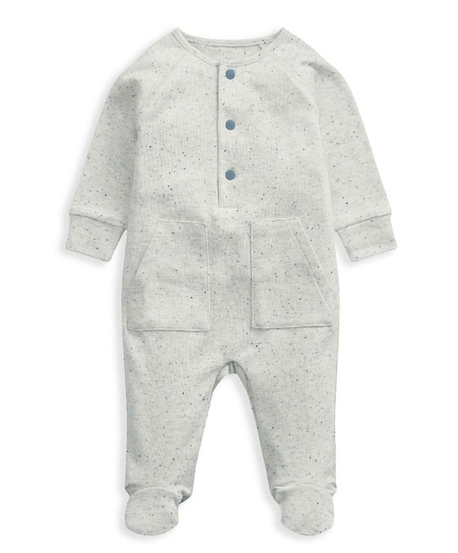 Clothing Mamas and Papas | Speckled Jersey All In One - Sand