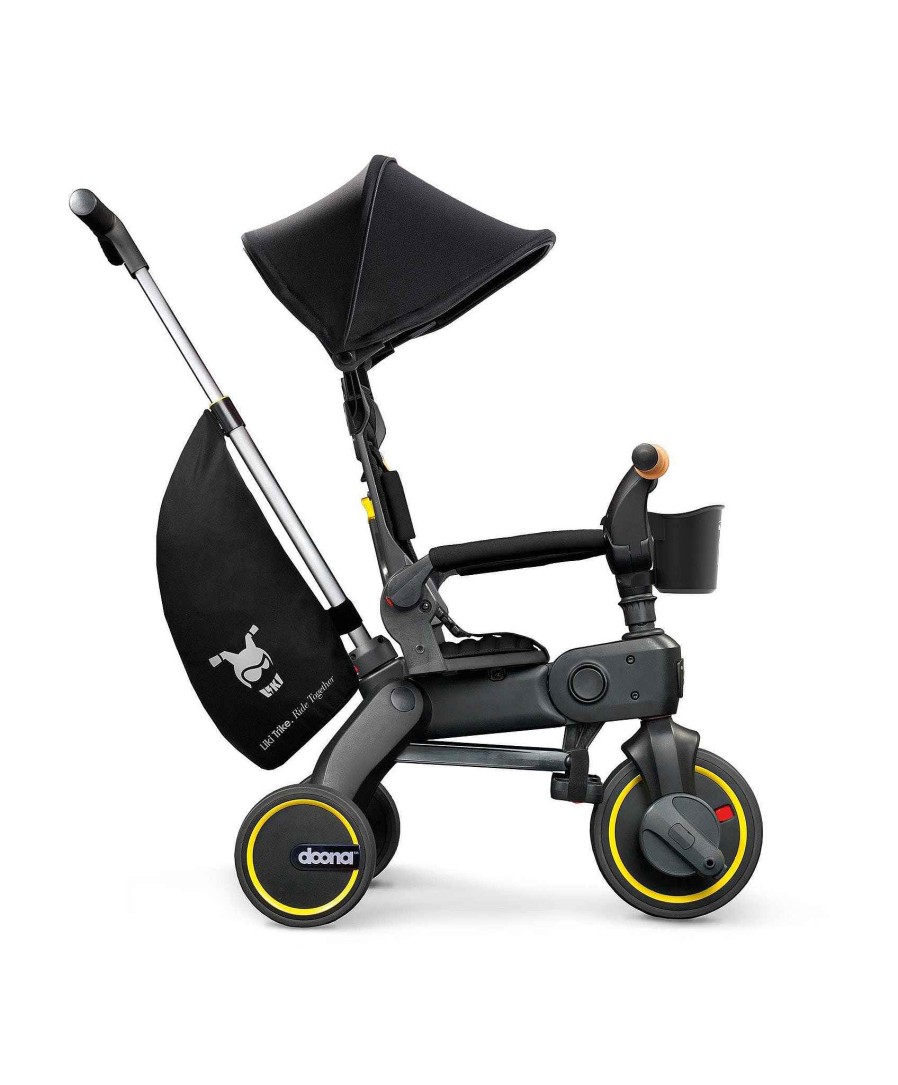 Pushchairs Doona Buggies & Strollers | Doona™ Liki Push Along Trike S5 - Nitro Black Deluxe