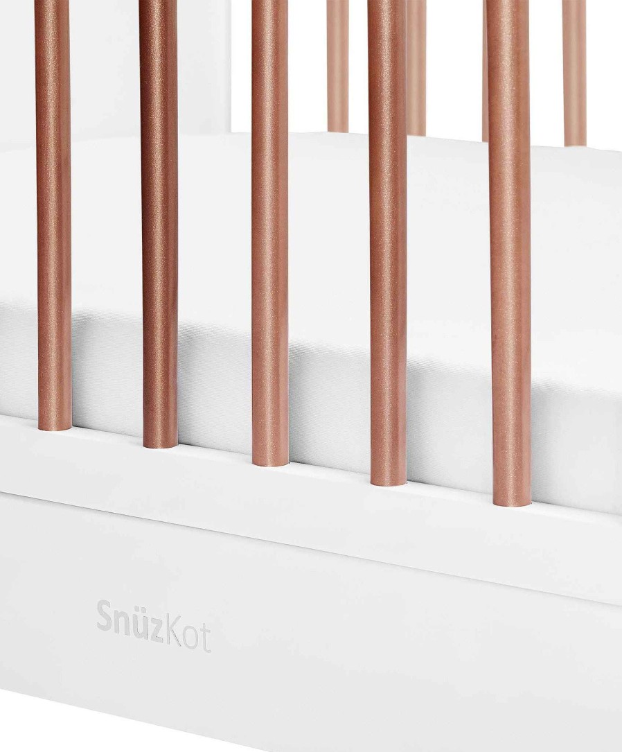 Furniture Snuz Cots & Cotbeds | Snuzkot Skandi Cotbed - Rose Gold