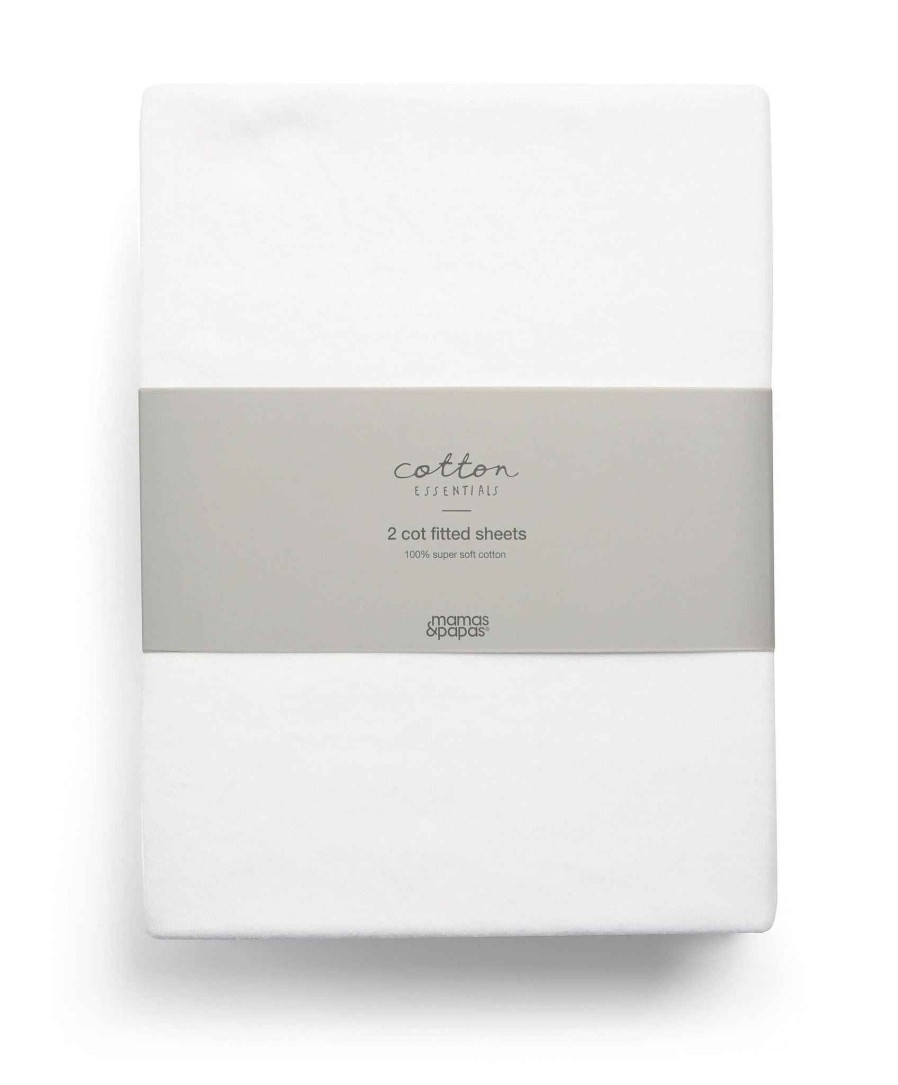 Nursery Mamas and Papas Baby Sheets | 2 Cot Fitted Sheets