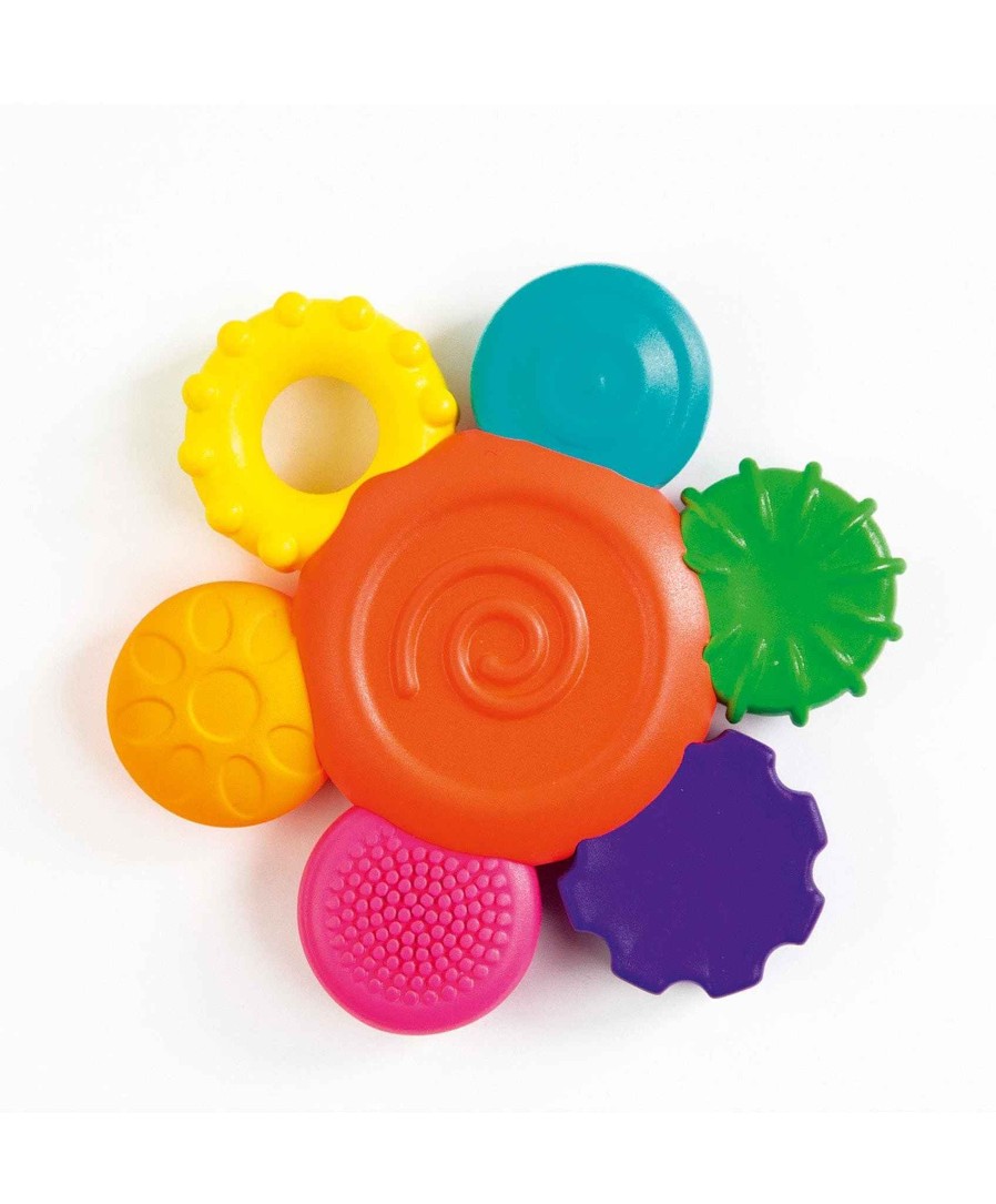 Toys & Gifts Sassy Teething Toys & Baby Comforters | Sassy Silicone Flower Rattle Teether