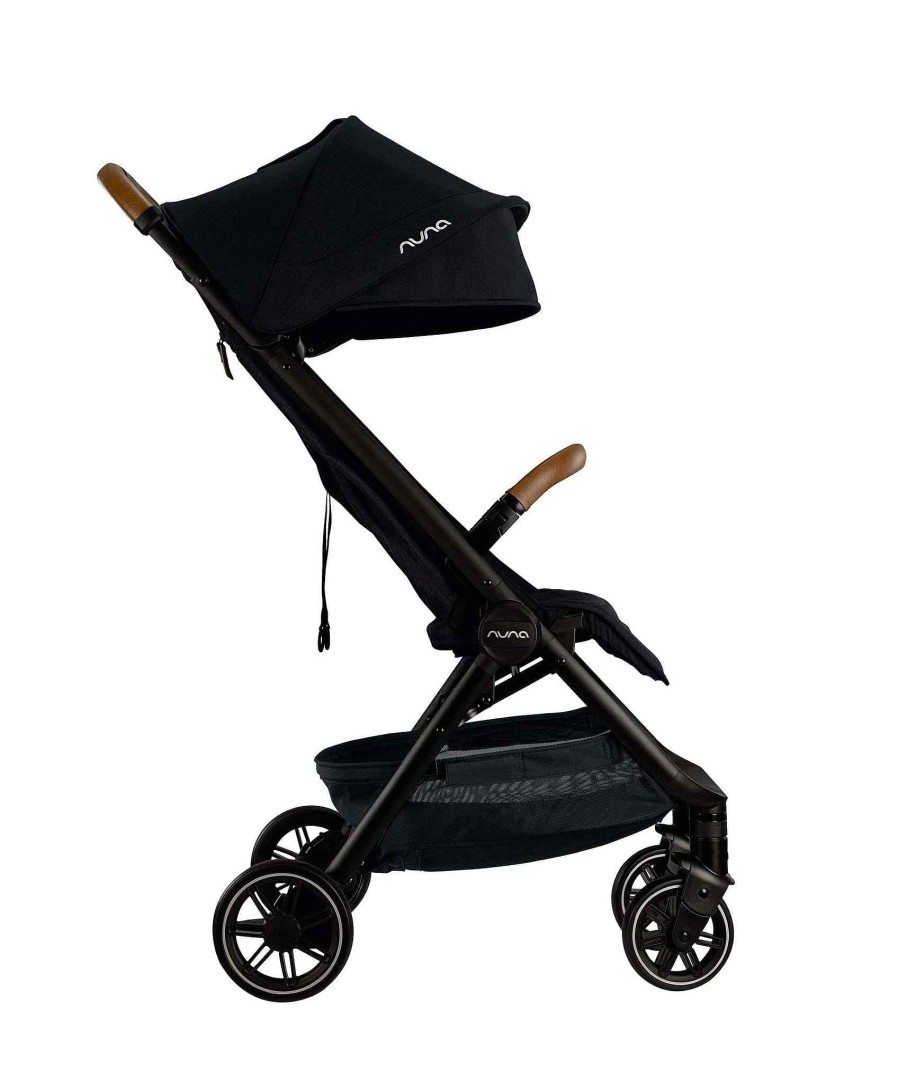 Pushchairs Nuna Travel Strollers | Nuna Trvl Pushchair With Travel Bag & Raincover - Caviar