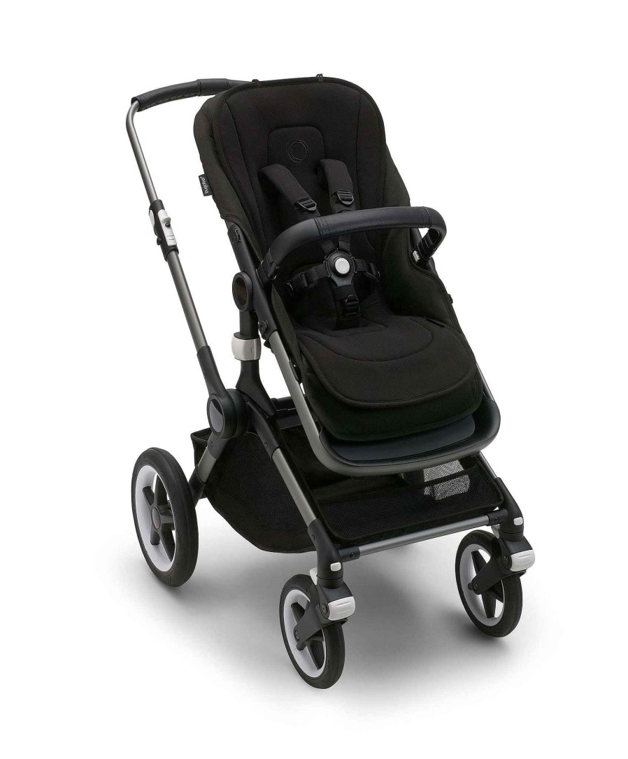 Pushchairs Bugaboo Pushchair Accessories | Bugaboo Dual Comfort Seat Liner Midnight Black