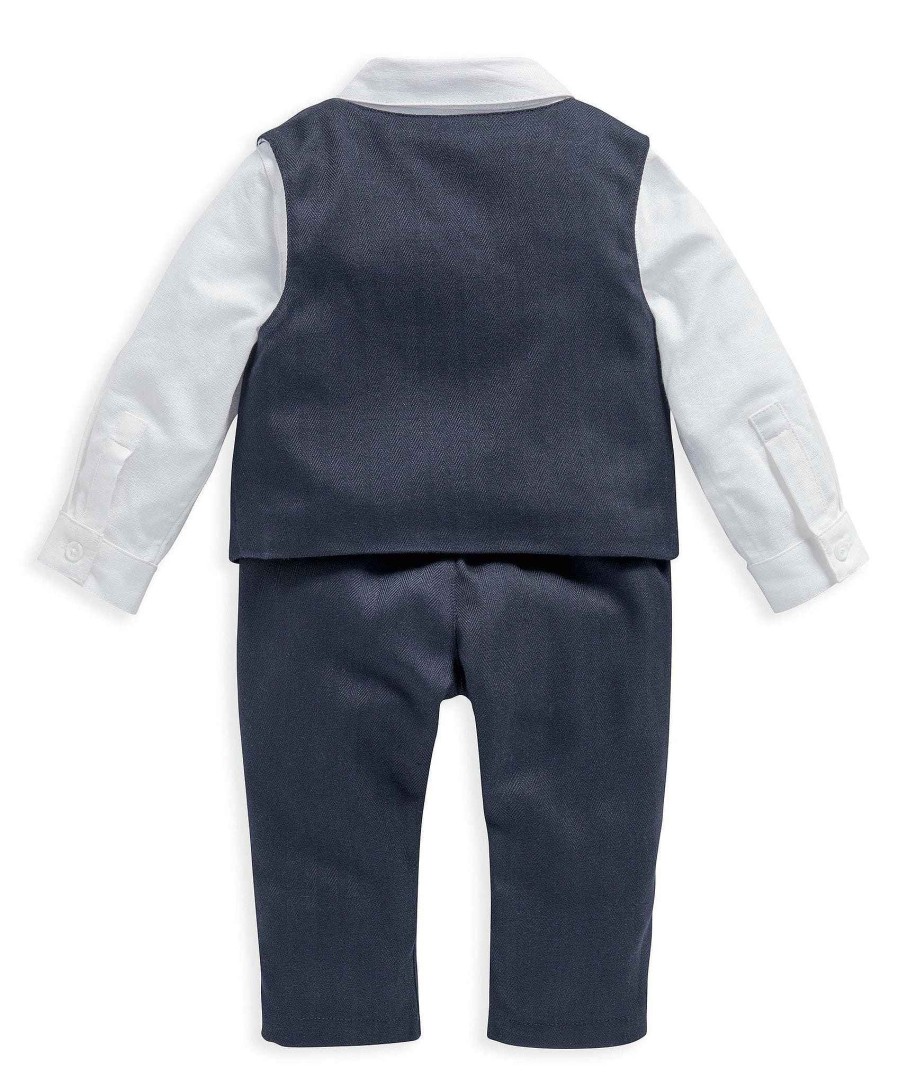 Clothing Mamas and Papas | Navy 4 Piece Suit Set