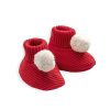 Clothing Mamas and Papas | Pom Pom Knit Christmas Baby Booties