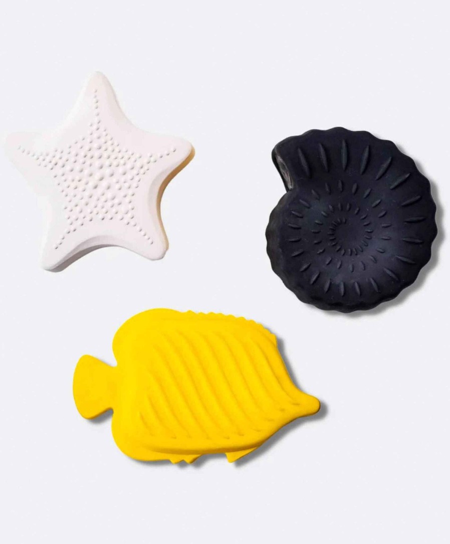 Toys & Gifts Etta Loves Mum-To-Be Gifts | Etta Loves 3 Pack Natural Rubber Sensory Bath Toys