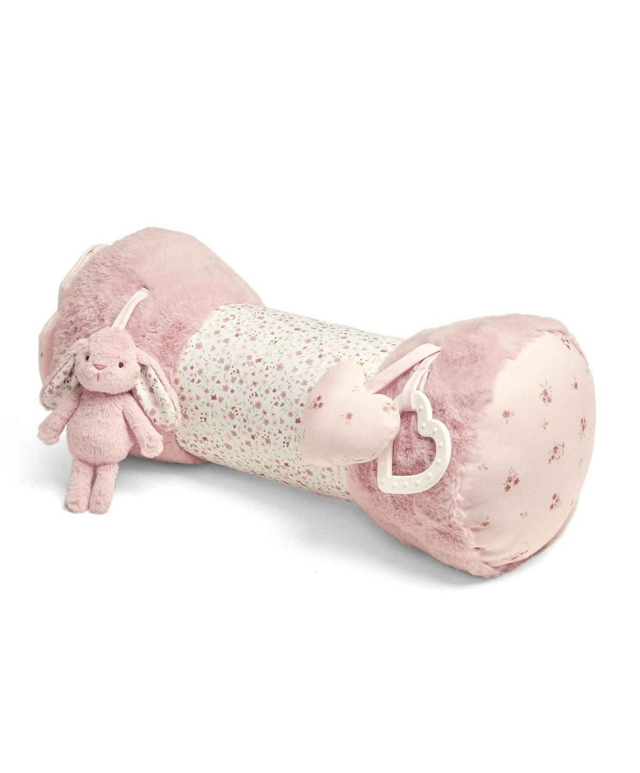 Toys & Gifts Mamas and Papas Baby Shower Gifts | Welcome To The World Bunny Tummy Time Roll - Pink