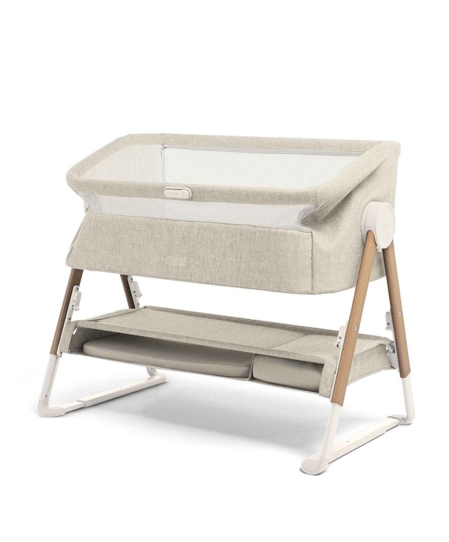 Pushchairs Mamas and Papas Travel Cots | Lua Bedside Crib Fawn