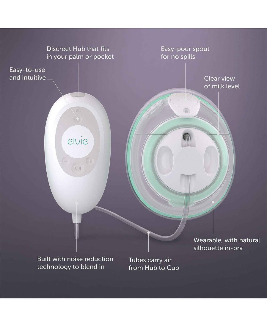 Feeding & Weaning Elvie Breast Pumps & Accessories | Elvie Stride Single Electric Breast Pump