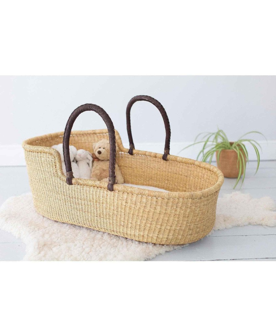 Toys & Gifts The Basket Room Christening Gifts | The Basket Room - Didi Moses Basket - Natural