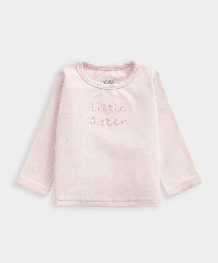 Clothing Mamas and Papas | Little Sister T-Shirt - Pink