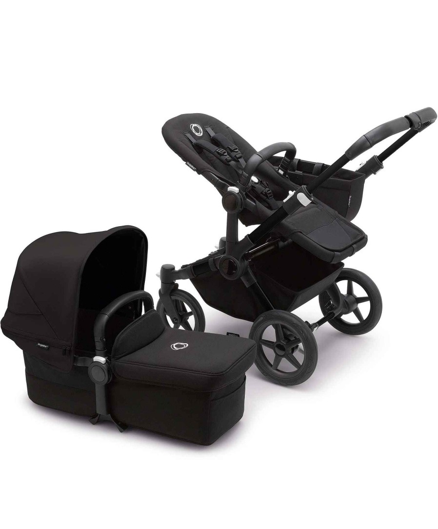 Toys & Gifts Bugaboo Baby Shower Gifts | Bugaboo Donkey 5 Mono Complete Pushchair & Carrycot Midnight Black