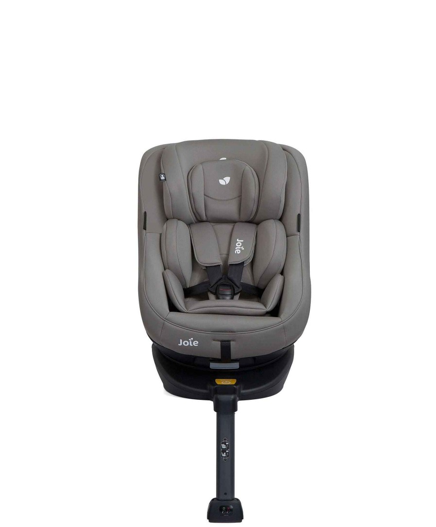 Car Seats Joie Group 1/2/3 Car Seats | Joie Spin 360 Baby To Toddler Car Seat - Grey Flannel