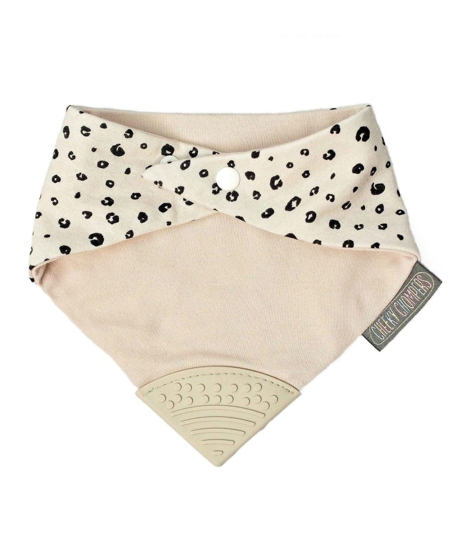 Toys & Gifts Cheeky Chompers Mum-To-Be Gifts | Neckerchew Teething Dribble Bib - Leopard Spot