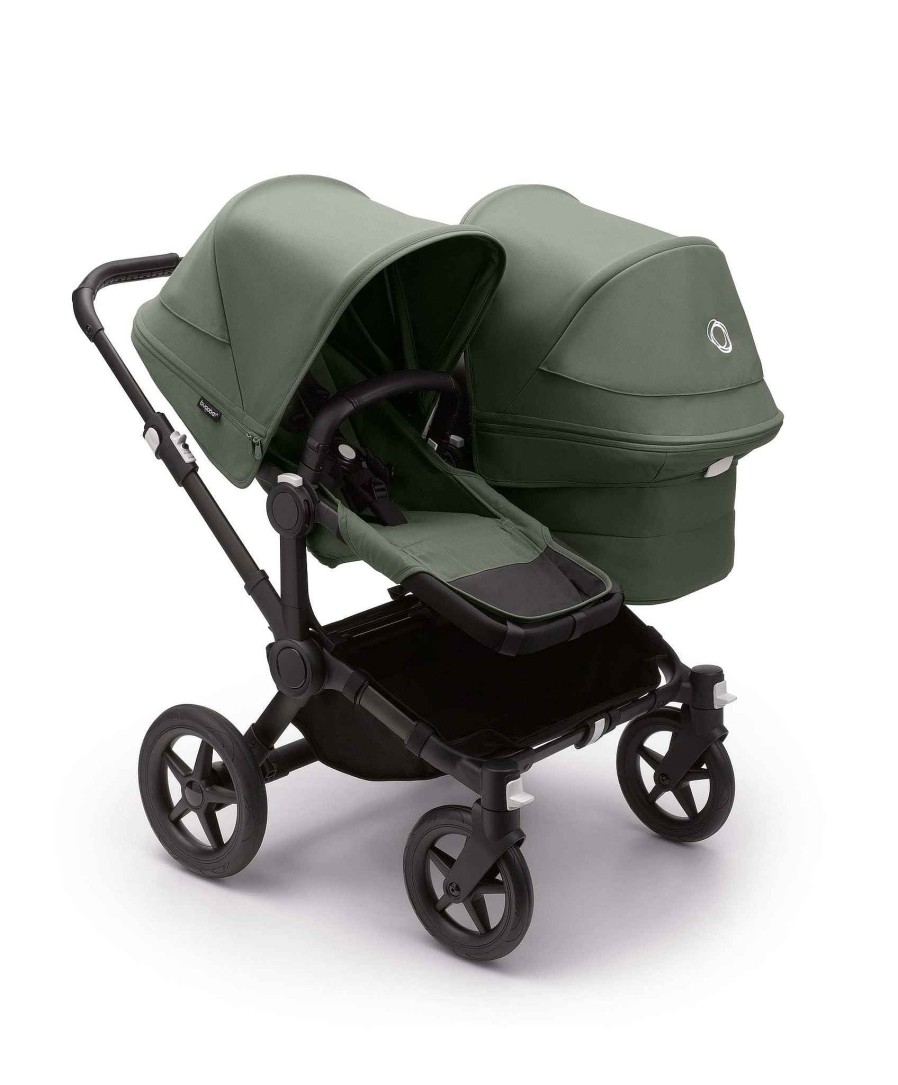 Pushchairs Bugaboo Pushchairs & Prams | Bugaboo Donkey 5 Duo Extension Set Complete Forest Green