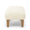 Furniture Mamas and Papas Nursing & Feeding Chairs | Hilston/Bowden Stool - Sandstone Textured Weave & Mid-Oak