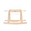 Furniture Little Green Sheep White Nursery Furniture | Little Green Sheep Moses Basket & Stand - White / Natural