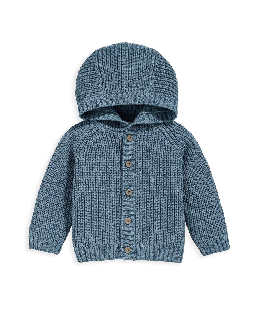 Toys & Gifts Mamas and Papas New Parent Gifts | Hooded Knit Cardigan