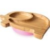 Feeding & Weaning Eco Rascals Baby Cutlery Sets & Plates | Eco Rascals Elephant Plate - Pink