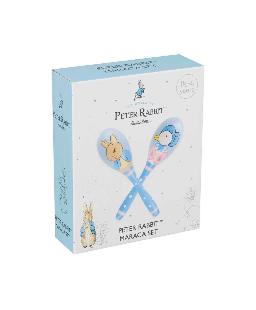 Toys & Gifts Orange Tree Toys Mum-To-Be Gifts | Orange Tree Toys Peter Rabbit™ Wooden Maraca Set