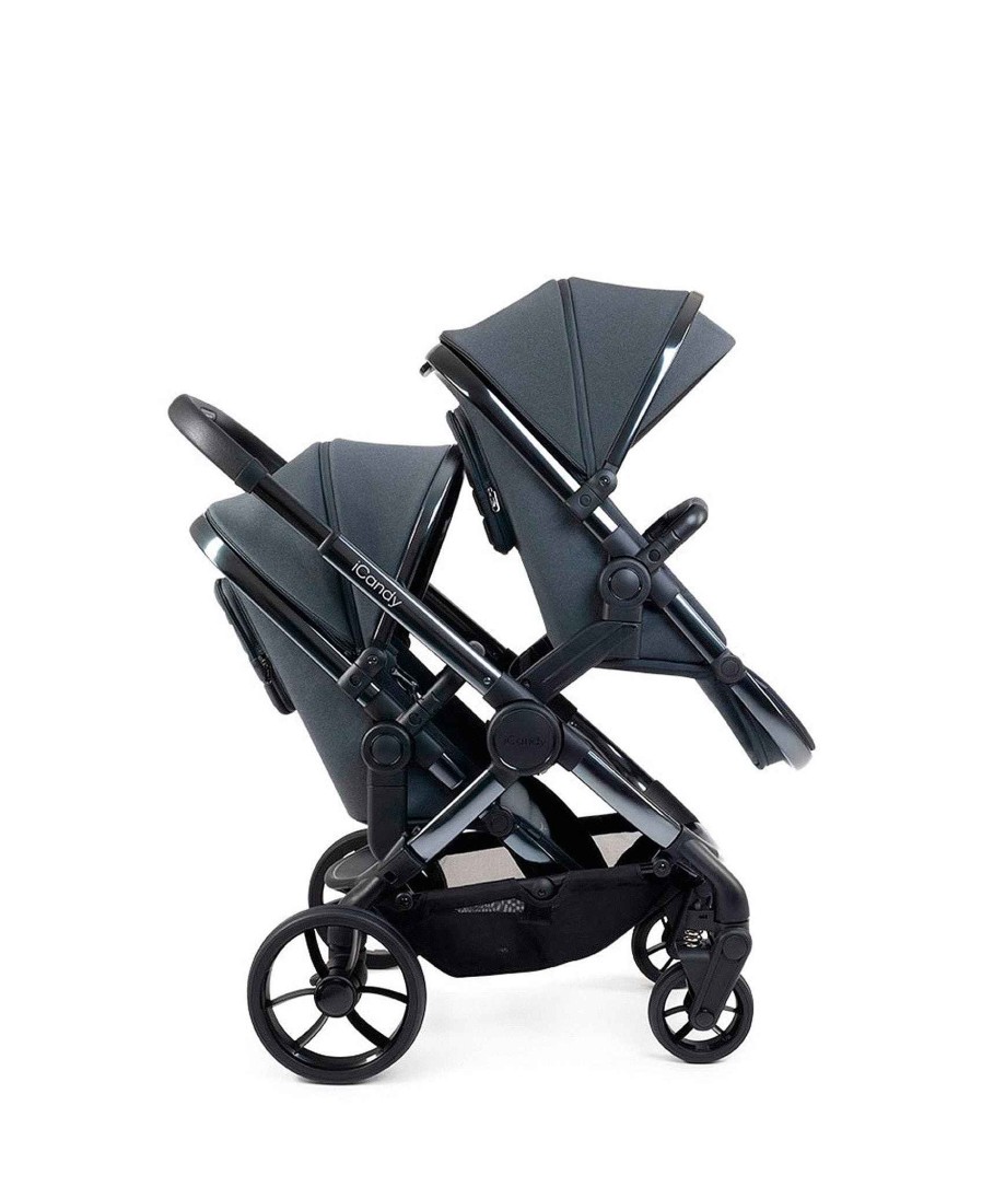 Pushchairs iCandy Twin Buggies & Tandem | Icandy Peach 7 Double Pushchair Bundle - Truffle