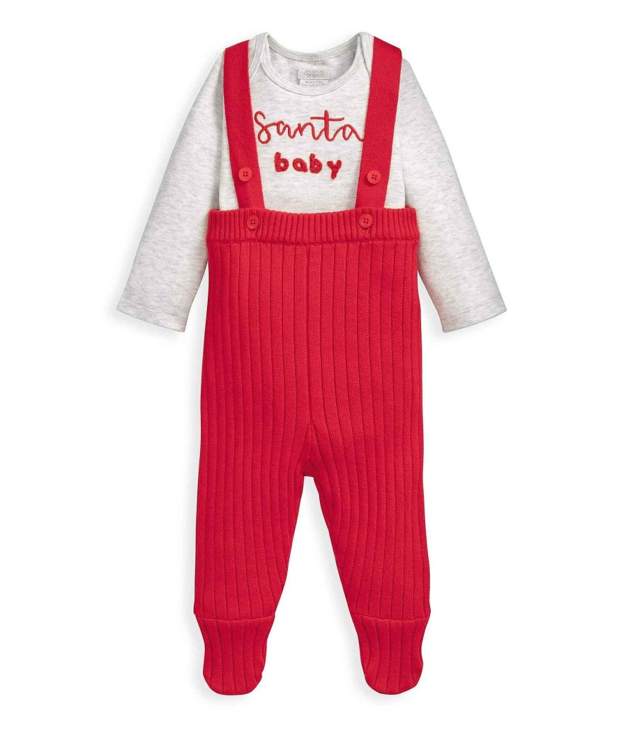 Clothing Mamas and Papas | Christmas Bodysuit & Dungaree Set