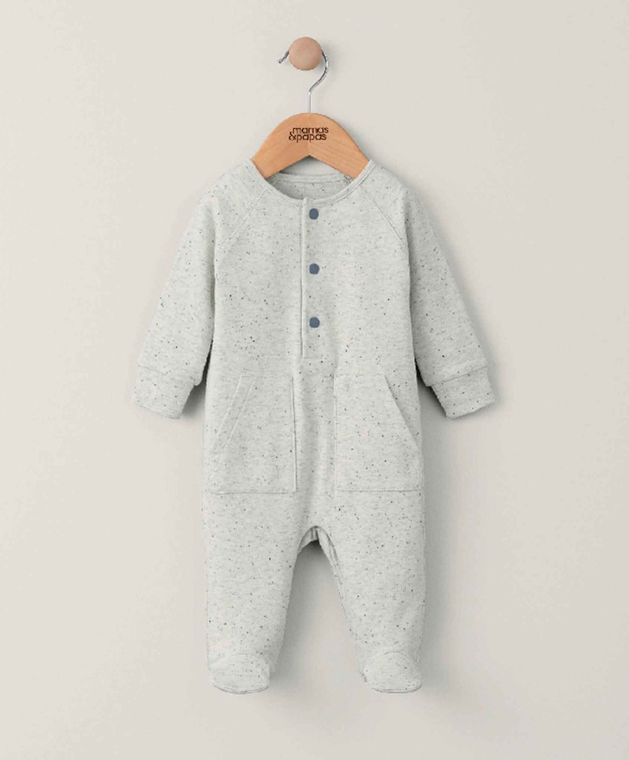 Clothing Mamas and Papas | Speckled Jersey All In One - Sand