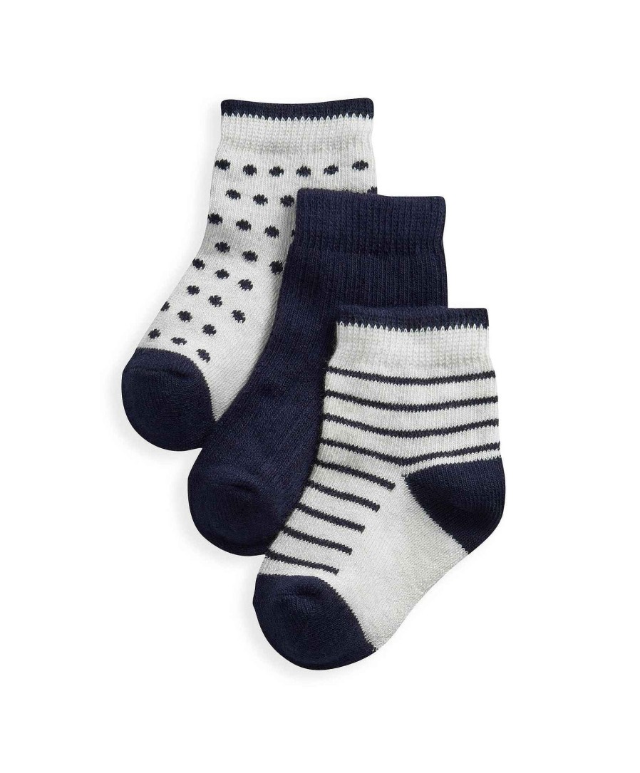 Christmas Mamas and Papas Christmas Jumpers | Spotty Occasional Socks (3 Pack)