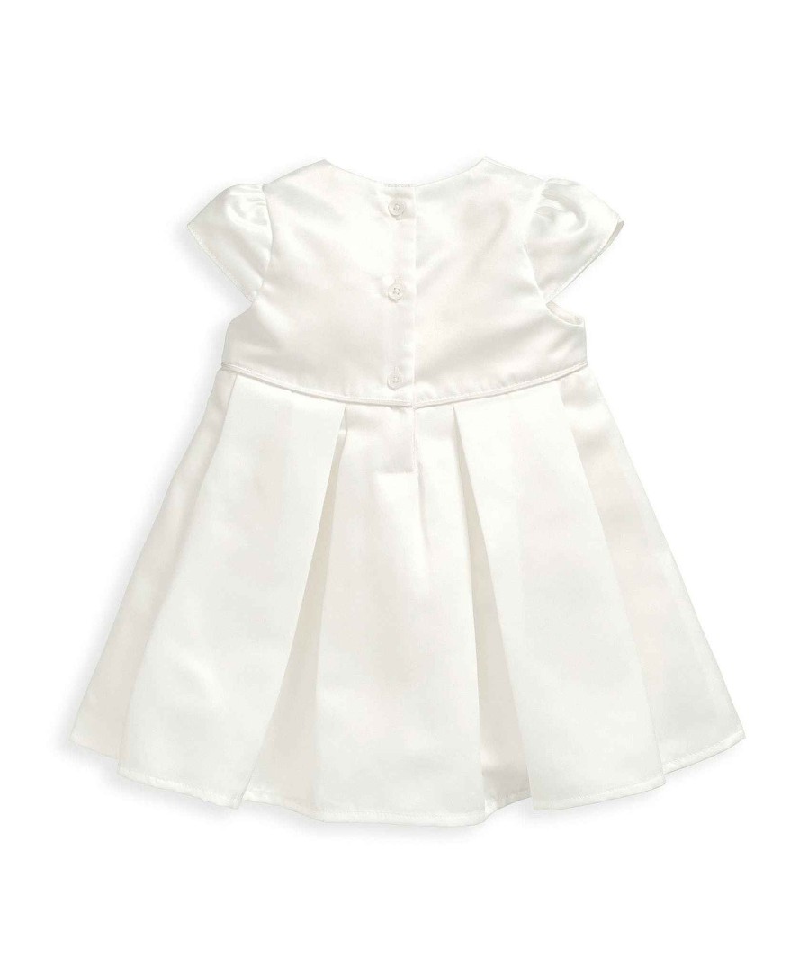 Clothing Mamas and Papas | Bow Dress - White