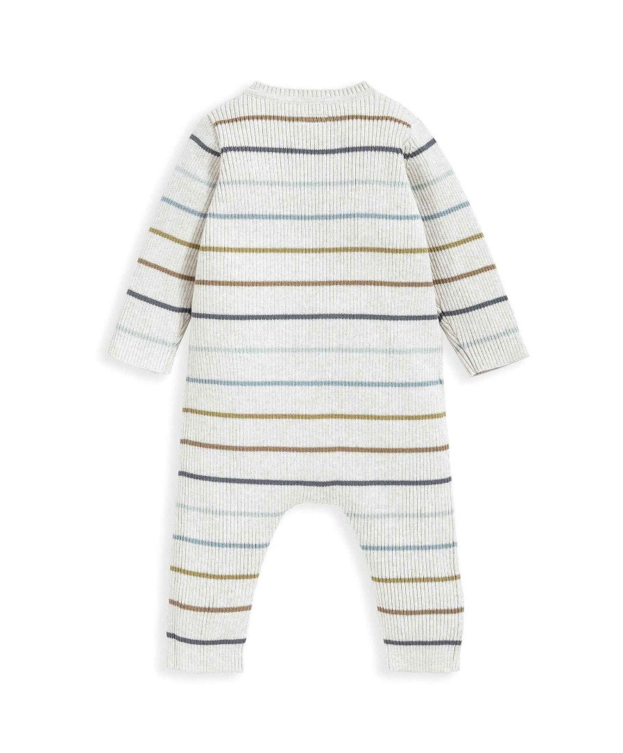 Clothing Mamas and Papas | Stripe Rib Knit Romper