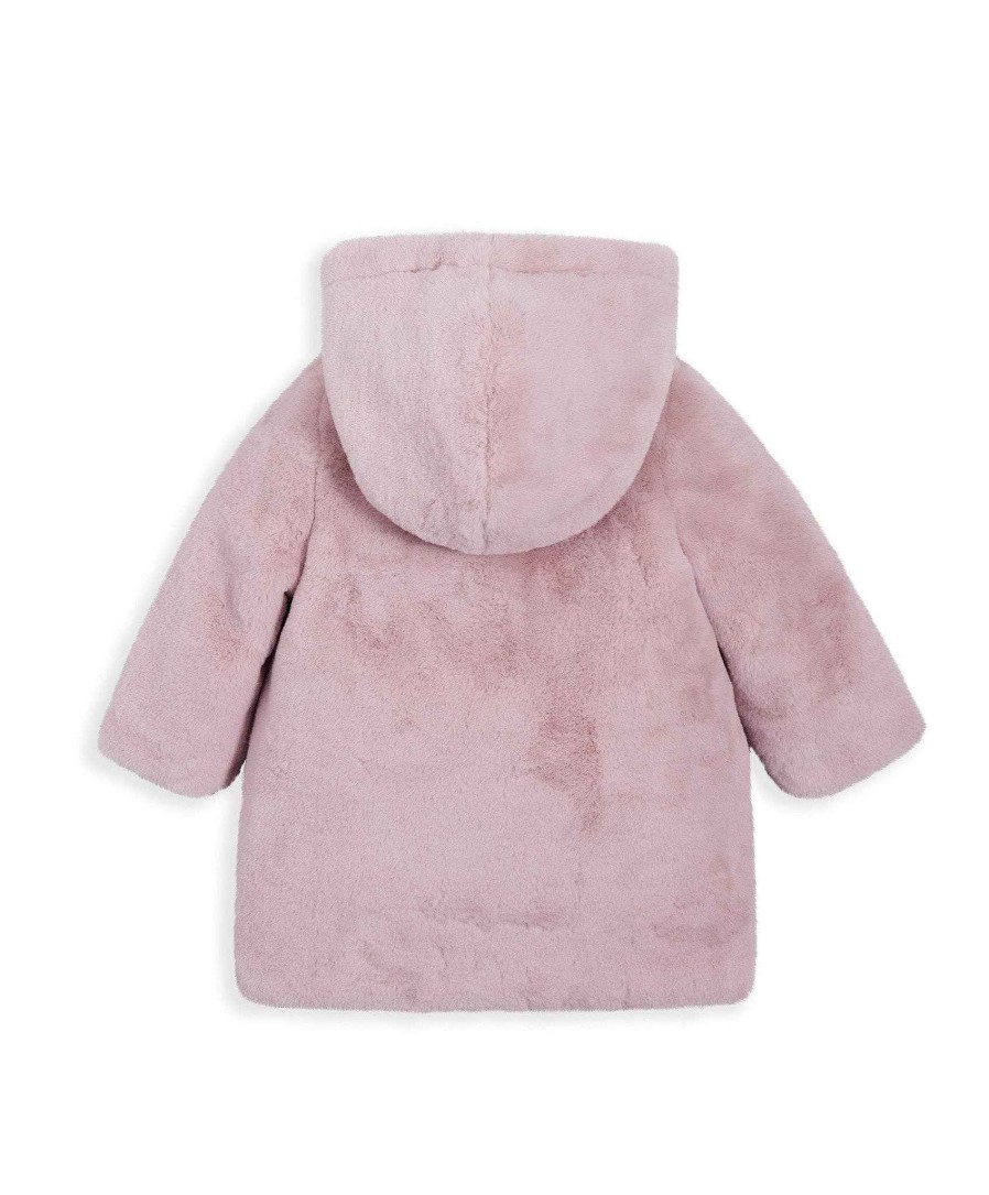 Clothing Mamas and Papas | Pink Faux Fur Coat