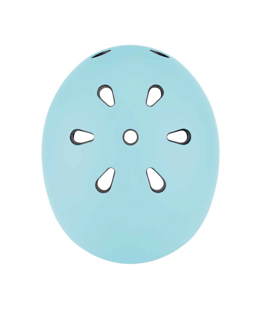 Toys & Gifts Globber Big Brother & Sister | Globber Go-Up Lights Helmet - Pastel Blue