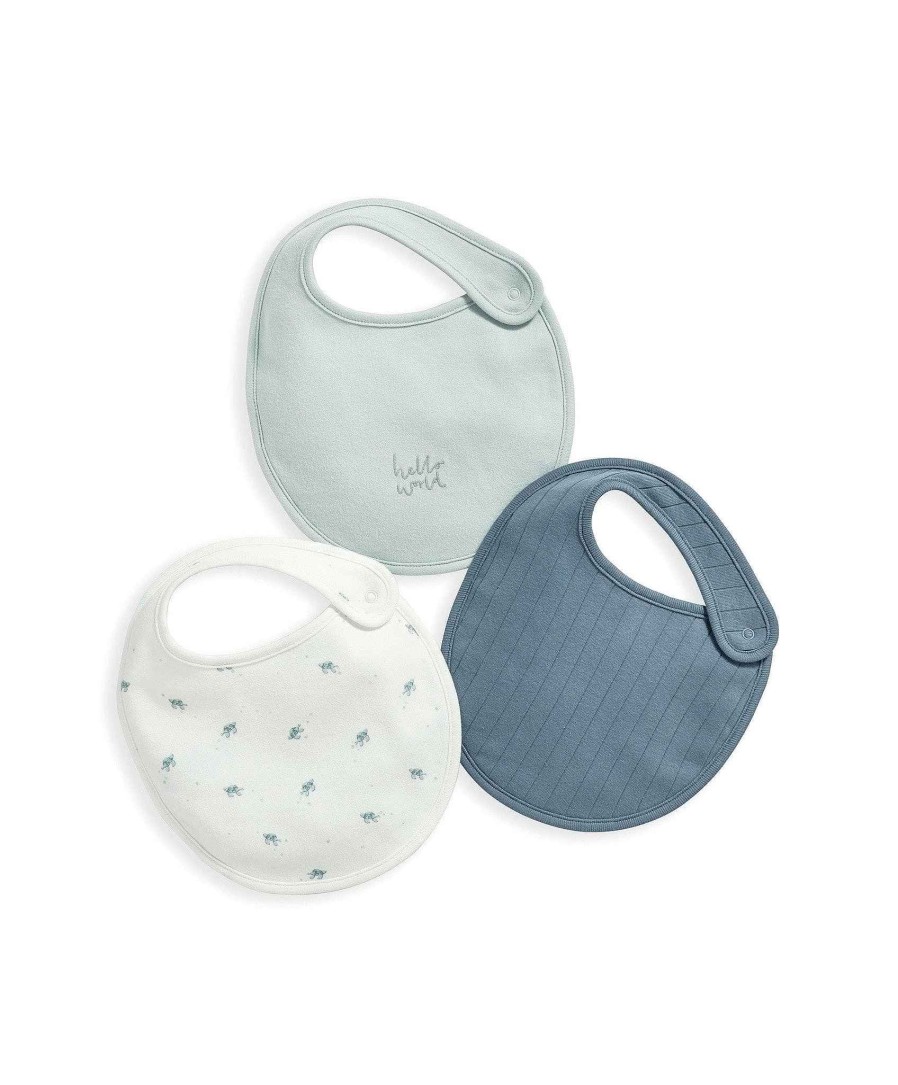 Feeding & Weaning Mamas and Papas Bibs | Turtle Bib Set - 3 Pack