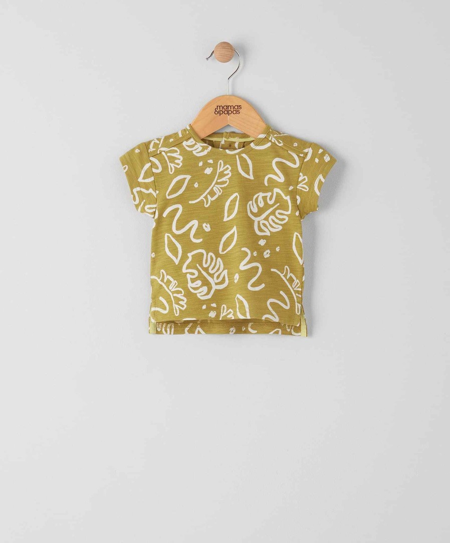 Clothing Mamas and Papas | Tropical Palm Print T-Shirt