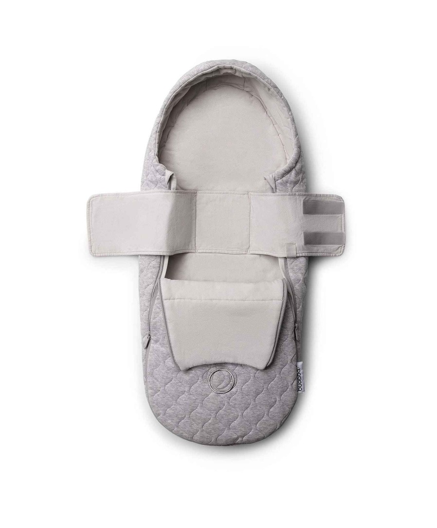 Pushchairs Bugaboo Footmuffs & Pushchair Liners | Bugaboo Newborn Inlay - Light Grey Melange