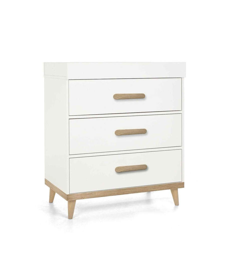 Furniture Mamas and Papas White Nursery Furniture | Austwick Dresser Changer - White