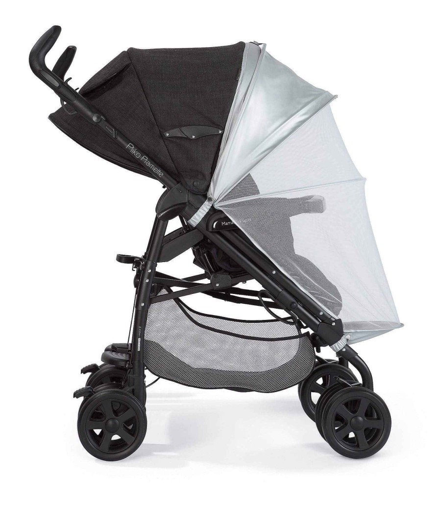 Pushchairs Mamas and Papas Pushchair Accessories | Universal Sunshield & Insect Net Upf 50+ - Pebble