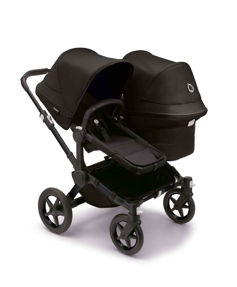 Toys & Gifts Bugaboo Baby Shower Gifts | Bugaboo Donkey 5 Twin Carrycot & Seat Pushchair Midnight Black