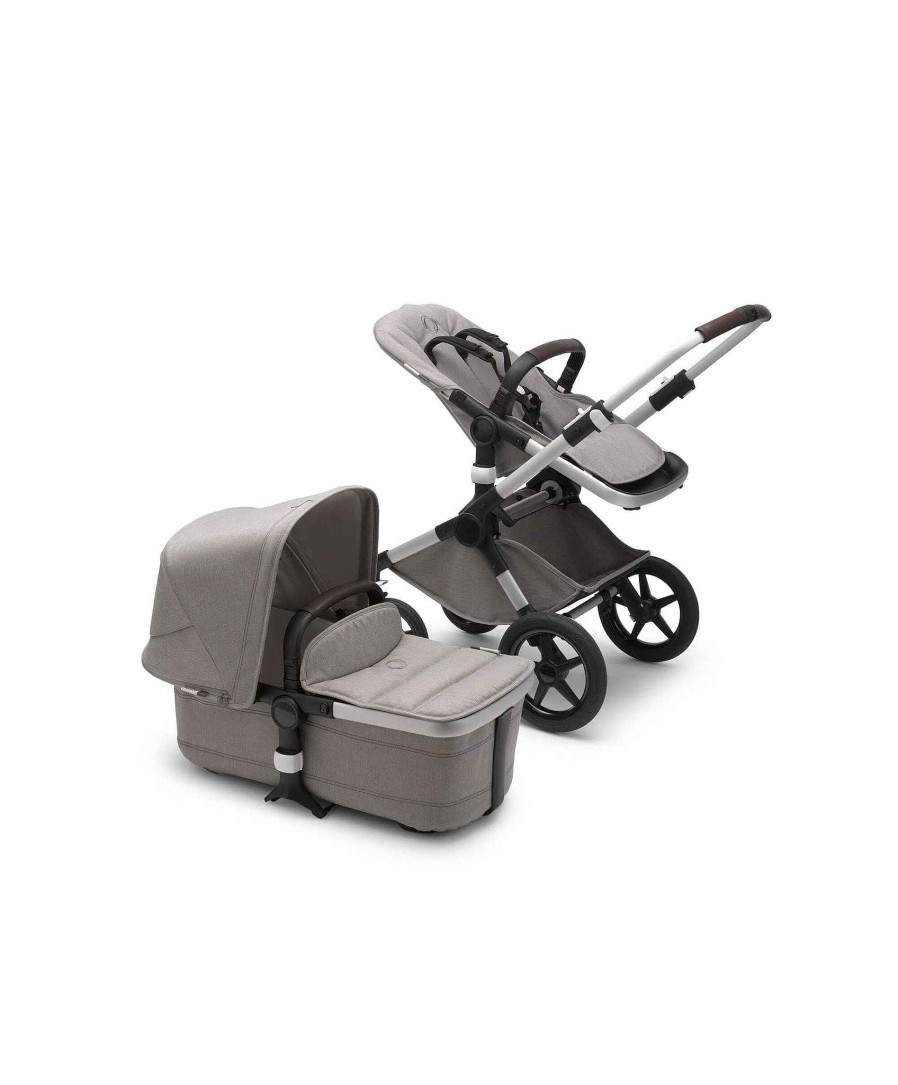 Toys & Gifts Bugaboo Baby Shower Gifts | Bugaboo Fox 2 Mineral Pushchair - Aluminium/Light Grey