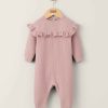 Clothing Mamas and Papas | Frill Detail Knitted Romper - Pink