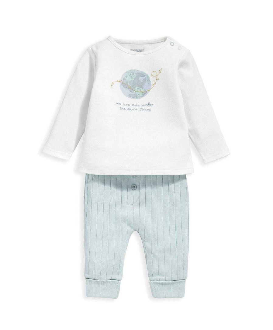 Toys & Gifts Mamas and Papas Baby Shower Gifts | Our World Jersey Set - 2 Piece Set