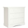 Nursery Mamas and Papas Baby Furniture Sets | Flyn 3 Piece Cotbed Range With Dresser Changer And Wardrobe - White