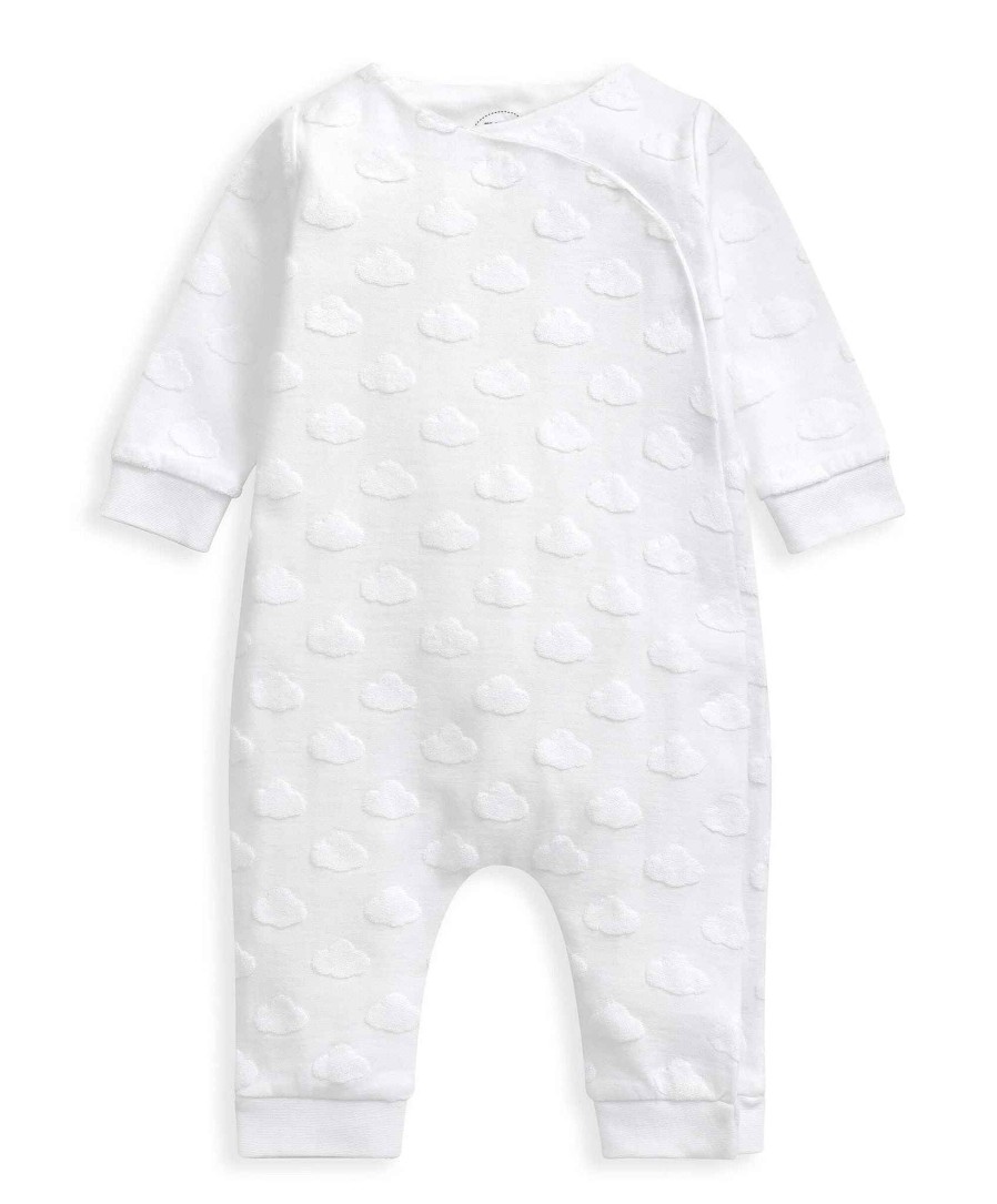 Toys & Gifts Mamas and Papas Baby Shower Gifts | Cloud Jacquard Wrap Romper