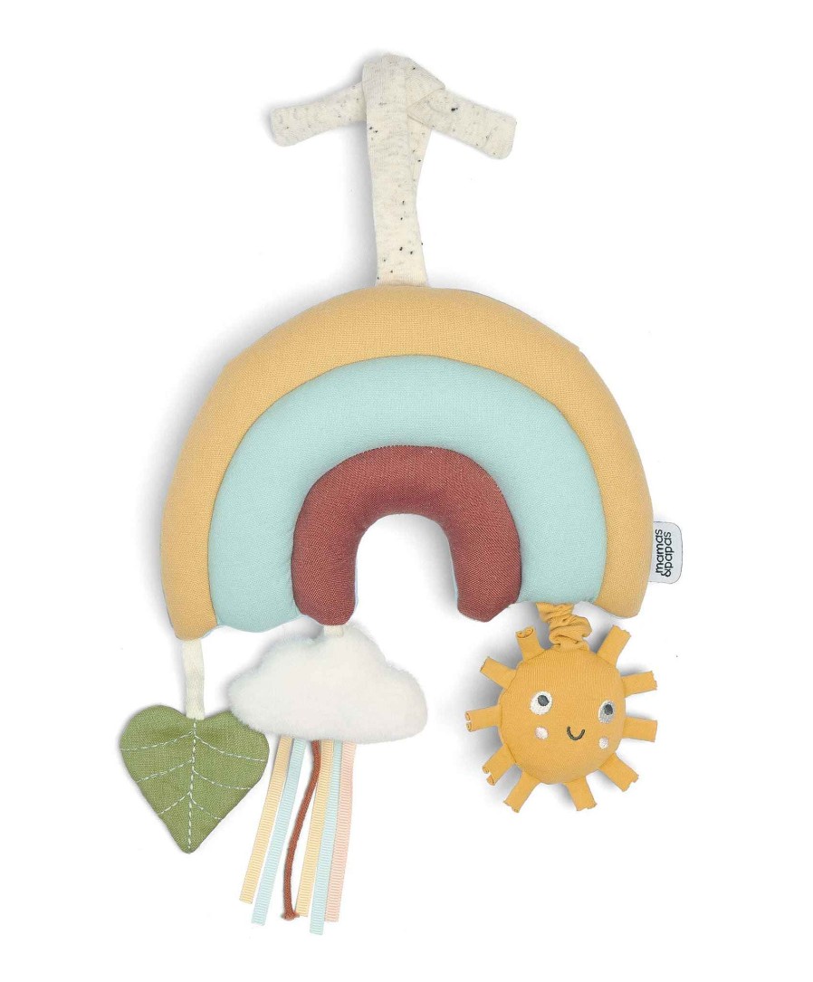 Toys & Gifts Mamas and Papas Activity Toys | Grateful Garden Hanging Rainbow Activity Toy